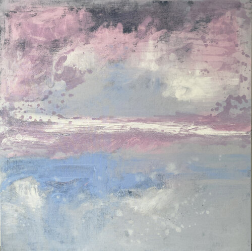 Night is falling van Kathleen Rhee, Schilderij te koop op Singulart