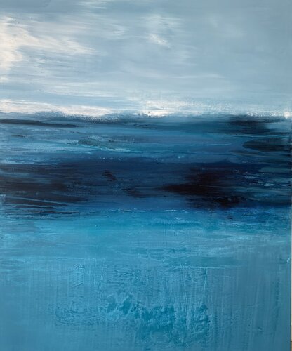 On the horizon by Kathleen Rhee, Painting for Sale on Singulart