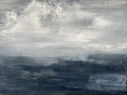 Weathering Skies Grey Blue Kathleen Rhee