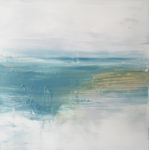 Aqua Waters van Kathleen Rhee, Schilderij te koop op Singulart