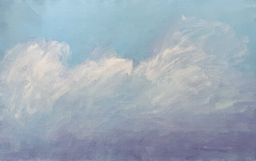 Moulin de Greoux Evening Sky van Kathleen Rhee, Schilderij te koop op Singulart