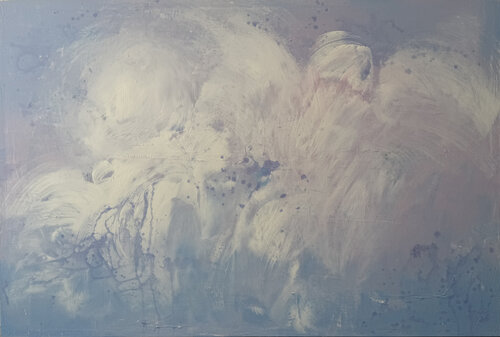 Head in the Clouds no4 di Kathleen Rhee, Pittura in vendita su Singulart