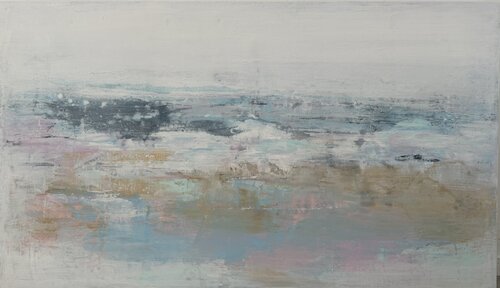 White Wash and Pastel no1 von Kathleen Rhee, Malerei kaufen auf Singulart