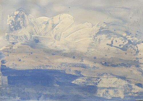 Winter Ocean no5 van Kathleen Rhee, Schilderij te koop op Singulart