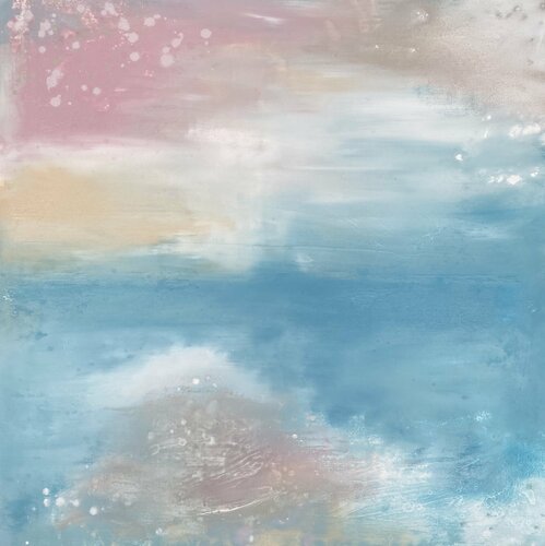 Through Clouds van Kathleen Rhee, Schilderij te koop op Singulart