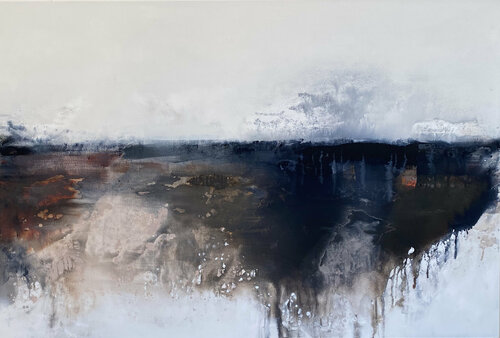 Horizons Series Earth di Kathleen Rhee, Pittura in vendita su Singulart