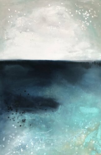 Aqua Waters van Kathleen Rhee, Schilderij te koop op Singulart