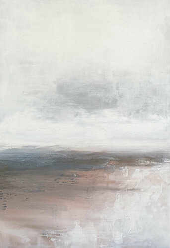 Hazy Morning Pink van Kathleen Rhee, Schilderij te koop op Singulart