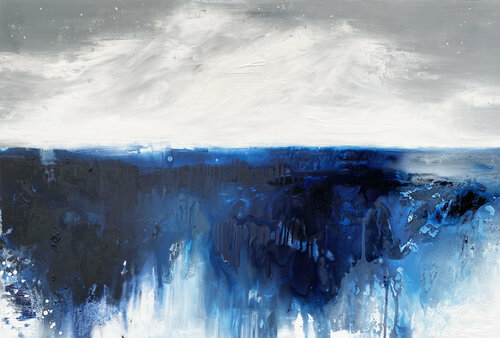 Out At Sea di Kathleen Rhee, Pittura in vendita su Singulart