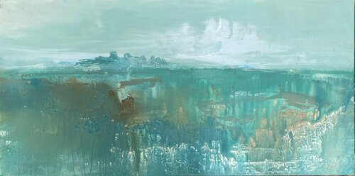 Emerald Dream di Kathleen Rhee, Pittura in vendita su Singulart