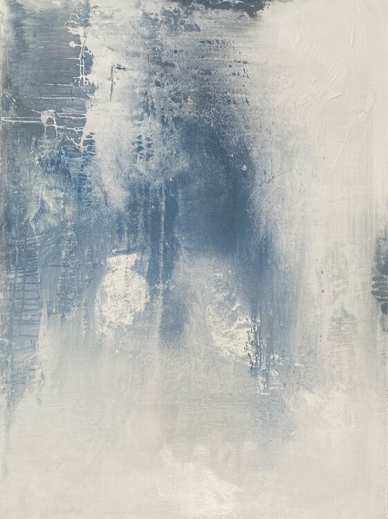 Quiet Abstract Series Blue Kathleen Rhee