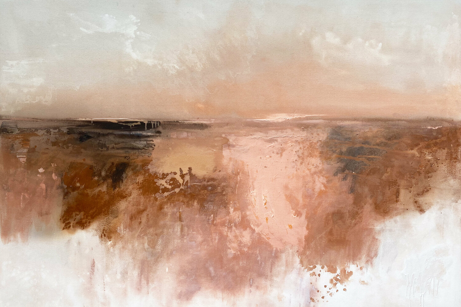 Above and Below Pink Kathleen Rhee