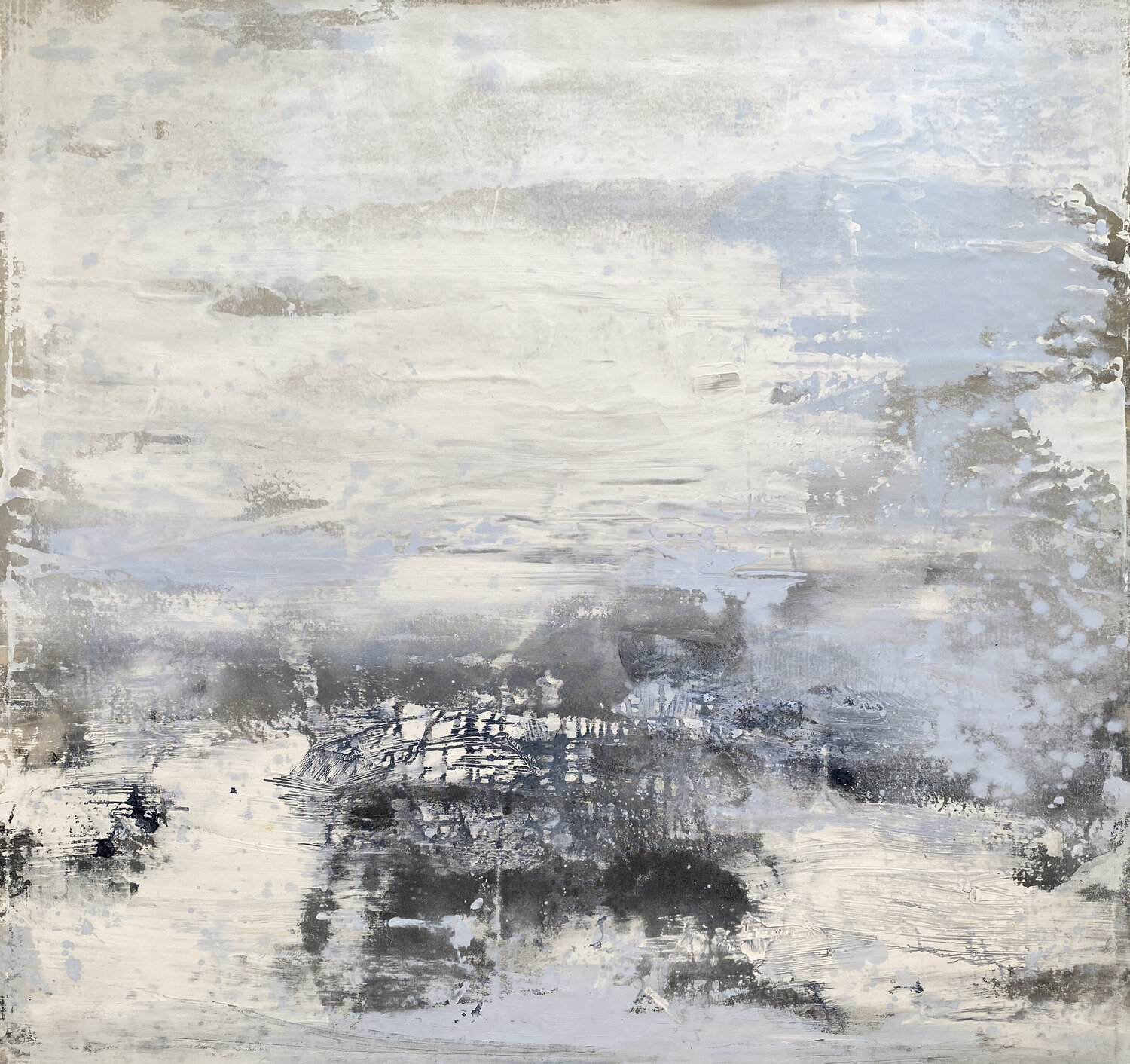 White Wash With Blue Kathleen Rhee