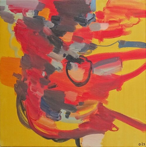 Heart Attack van Iso Decleer, Schilderij te koop op Singulart