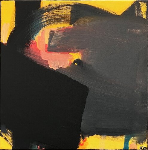 Squared Off van Iso Decleer, Schilderij te koop op Singulart