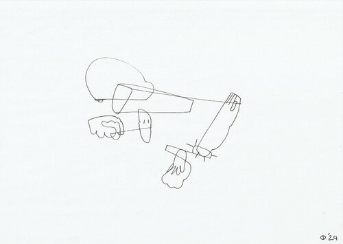 Motion Fifty Six van Iso Decleer, Tekening te koop op Singulart