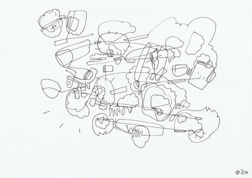 Motion Fifty Seven van Iso Decleer, Tekening te koop op Singulart