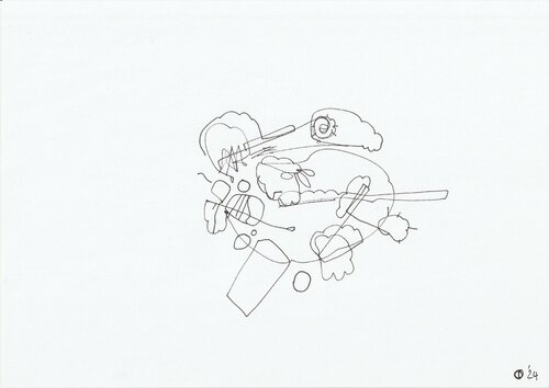 Motion Sixty Nine van Iso Decleer, Tekening te koop op Singulart