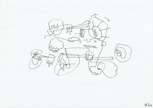 Motion Seventy van Iso Decleer, Tekening te koop op Singulart