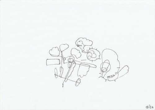 Motion Seventy Four van Iso Decleer, Tekening te koop op Singulart