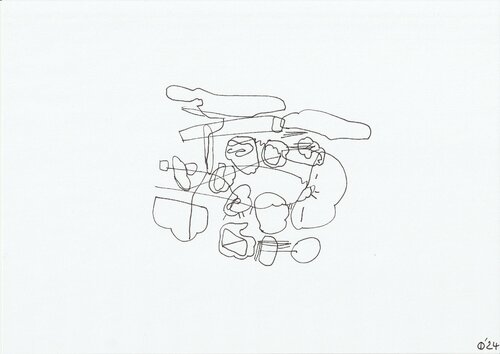 Motion Eighty Two van Iso Decleer, Tekening te koop op Singulart
