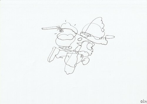 Motion Eighty Six van Iso Decleer, Tekening te koop op Singulart