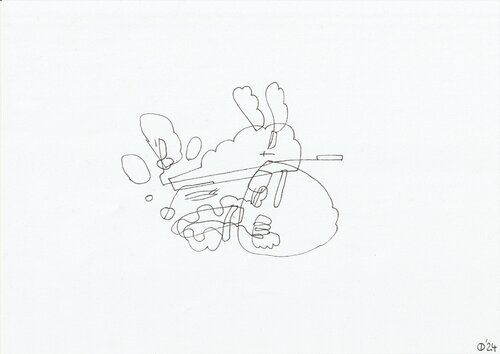 Motion Eighty Nine van Iso Decleer, Tekening te koop op Singulart
