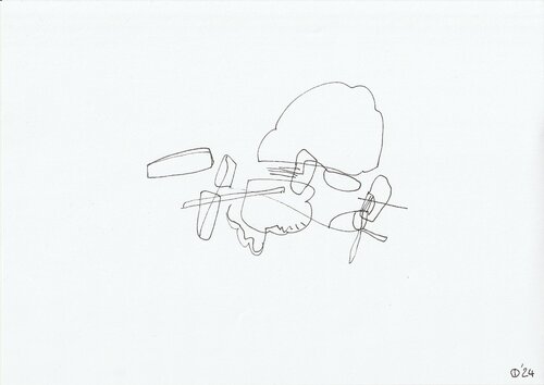 Motion Ninety Four van Iso Decleer, Tekening te koop op Singulart