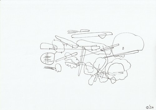 Motion Ninety Five van Iso Decleer, Tekening te koop op Singulart