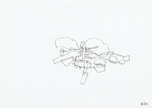 Motion Ninety Eight van Iso Decleer, Tekening te koop op Singulart