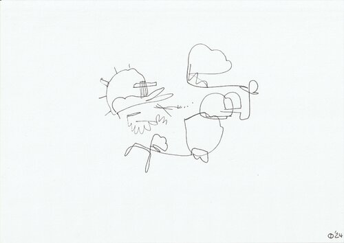 Motion One Hundred and Nine van Iso Decleer, Tekening te koop op Singulart