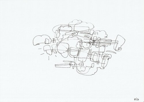 Motion One Hundred Twelve van Iso Decleer, Tekening te koop op Singulart