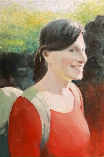Portrait of Wendy D'Hollander van Iso Decleer, Schilderij te koop op Singulart