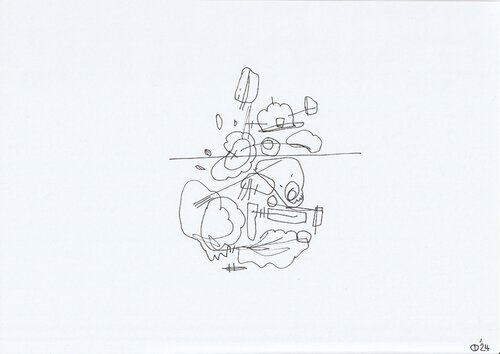 Motion One Hundred Fifty van Iso Decleer, Tekening te koop op Singulart