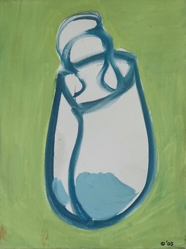 Shoppingbag with water par Iso Decleer, Peinture en vente sur Singulart