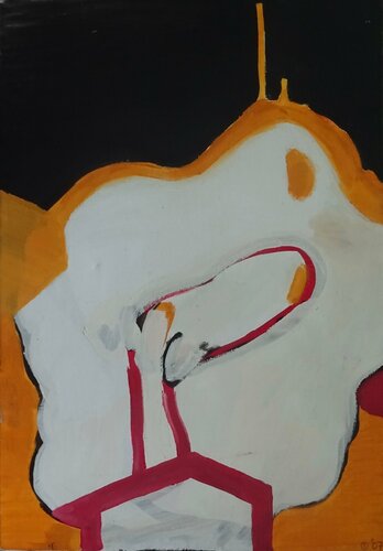 Smokey Chimney par Iso Decleer, Peinture en vente sur Singulart