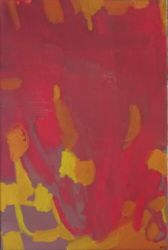 On Fire van Iso Decleer, Schilderij te koop op Singulart