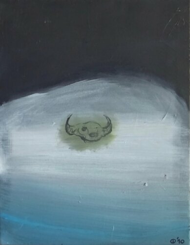 Snowbuffalo van Iso Decleer, Schilderij te koop op Singulart
