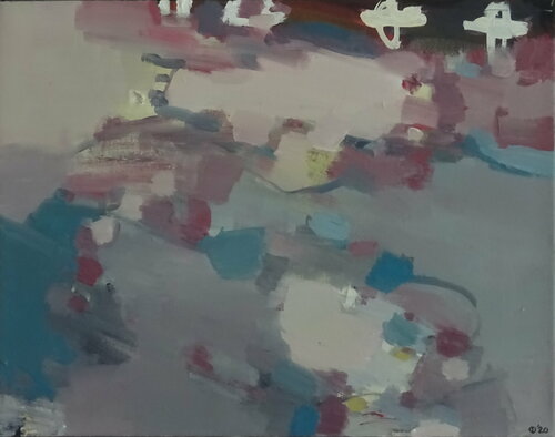 Rockdesertstars van Iso Decleer, Schilderij te koop op Singulart