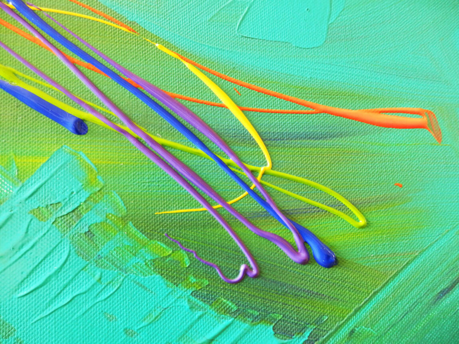 Flower Power by Céline Grimaldi (2011) : Painting Acrylic on Canvas -  SINGULART