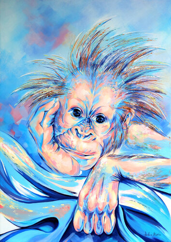 "Exciting stories" van Helene Mantei, Schilderij te koop op Singulart