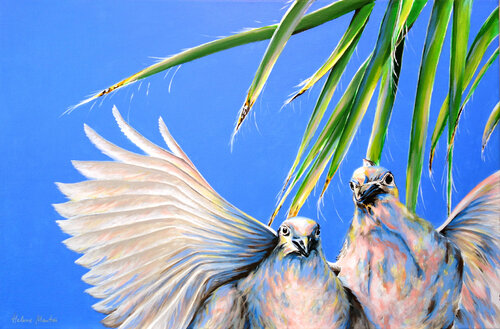 "What´s up?" van Helene Mantei, Schilderij te koop op Singulart