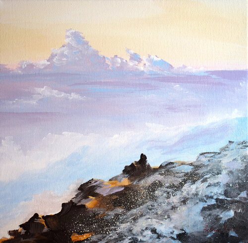 "Über den Wolken #2" von Helene Mantei, Malerei kaufen auf Singulart