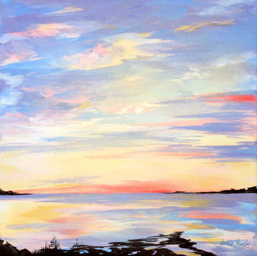 "Dem Himmel so nah #1" - So close to heaven di Helene Mantei, Pittura in vendita su Singulart