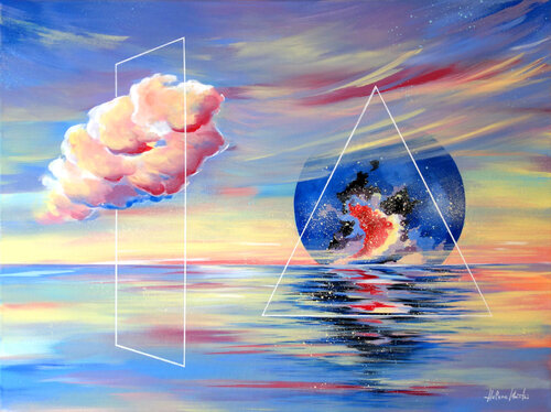 "Exit" par Helene Mantei, Peinture en vente sur Singulart