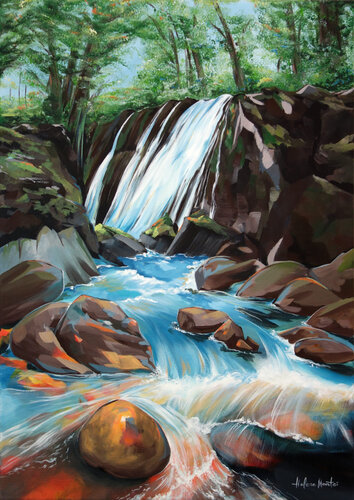 "Somewhere on earth #2" di Helene Mantei, Pittura in vendita su Singulart