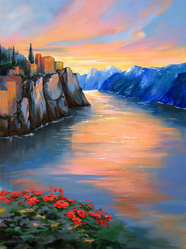 "Sunkissed" van Helene Mantei, Schilderij te koop op Singulart