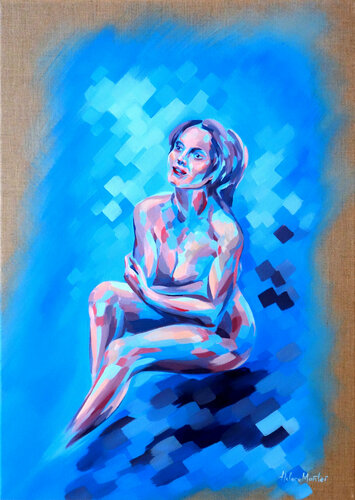 "Confidence" di Helene Mantei, Pittura in vendita su Singulart