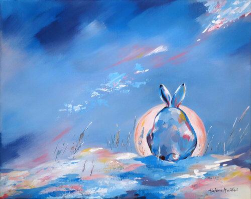 "Hope for a miracle" van Helene Mantei, Schilderij te koop op Singulart