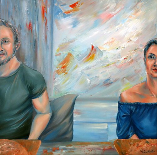 "Silence" - Stille de Helene Mantei, Pintura a la venta en Singulart